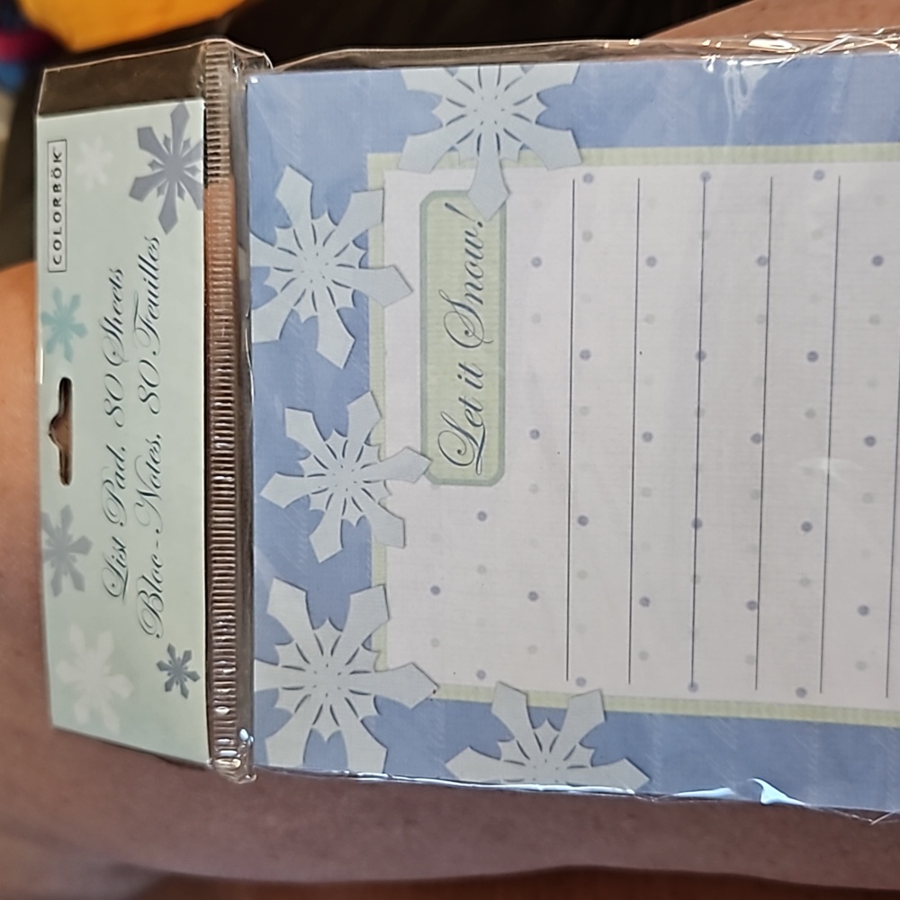 Pad of Paper - Let it Snow